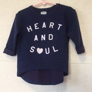 Heart & Soul Sweatshirt Top
